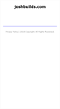 Mobile Screenshot of joshbuilds.com